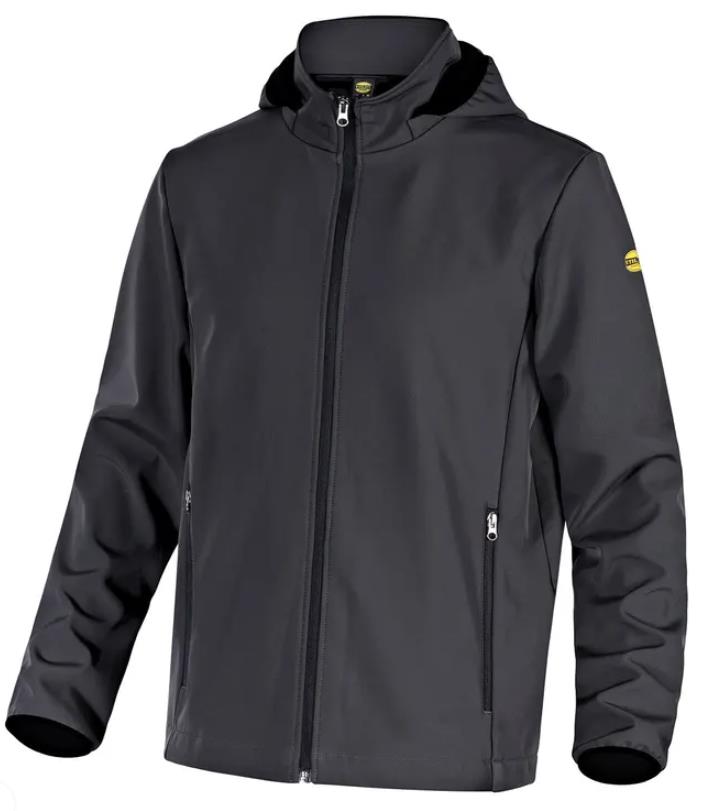 GIACCA SOFTSHELL NERO 183507-80013 2XL