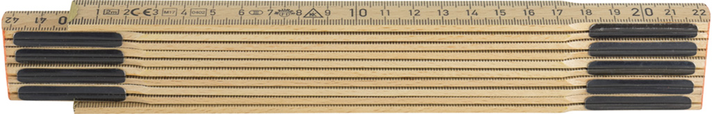 DOPPIMETRI LEGNO GIALLO ECO FI50341