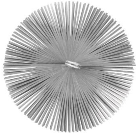 SCOVOLI TONDI 40CM X CAMINO SCOVT40     
