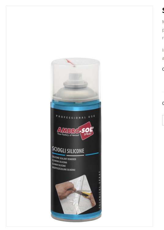 SCIOGLI SILICONE 400ML  4325 P301