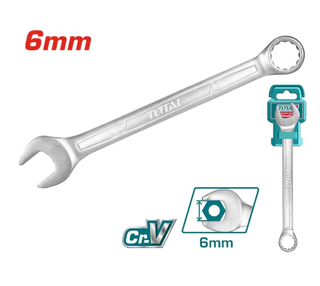 CHIAVE COMBINATA 6 MM. 4220100006