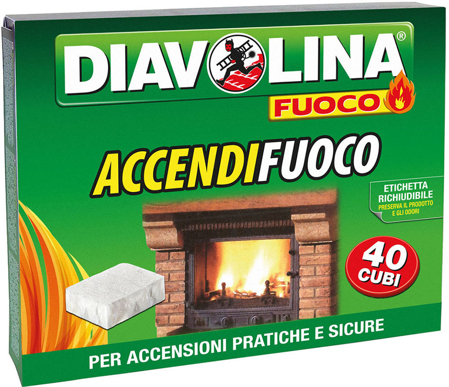 ACCENDIFUOCO DIAVOLINA 40 CUBETTI403221 